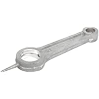 sourcing map pistón de la biela de 12 mm x 23 mm x 94 mm de aluminio del compresor de aire